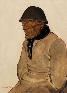 Willem van den Berg, (Dutch, 1886-1970), Portrait of a Man