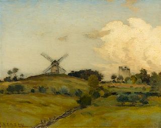 Jean-Charles Cazin, (French, 1841-1901), The Mill