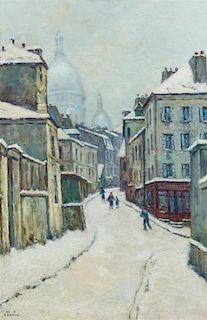 Ernest Pernelle, (French, 1861-1950), Rue a Montmarte