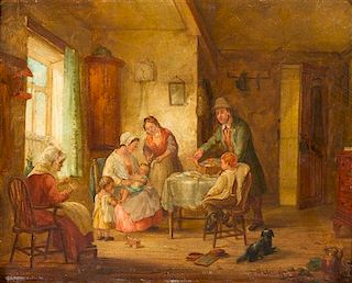* Frederick Daniel Hardy, (British, 1826-1911), Family at Home