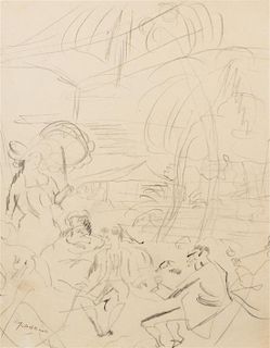 Jules Pascin, (French, 1885-1930), Untitled
