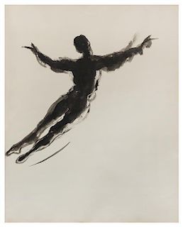 * Bernard Lamotte, (French, 1903-1983), Ballet Figure Study for the Ballet Russe de Monte Carlo