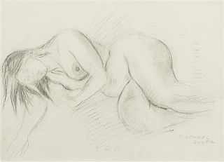 Raphael Soyer, (American, 1899-1987), Nude Study