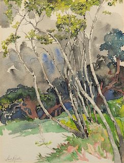 Saul Raskin, (American, 1878-1966), Landscape