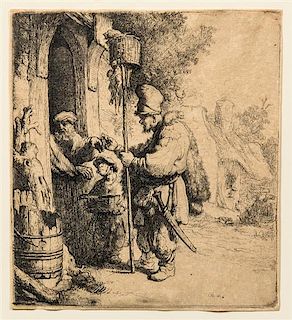 * Rembrandt van Rijn, (Dutch, 1606-1669), The Rat Catcher, 1632