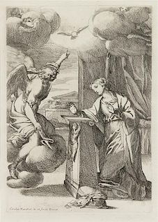 Carlo Maratta, (Italian, 1625-1713), The Annunciation