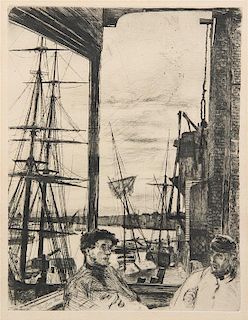 * James Abbott McNeill Whistler James Abbott McNeill Whistler, (American, 1834-1903), Rotherhithe, 1860