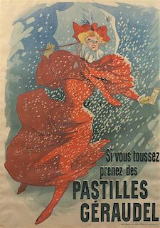 Jules Cheret, (French, 1836-1932), Pastilles Geruadel, 1895