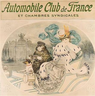 Jules-Abel Faivre, (French, 1867-1945), Automobile Club de France, 1904