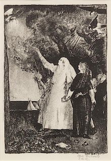 George Wesley Bellows, (American, 1882-1925), Hail to Peace, Christmas, 1918