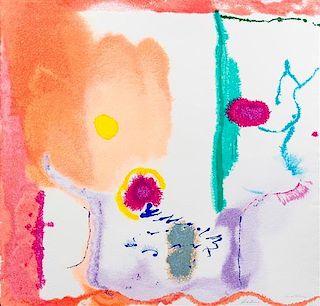 Helen Frankenthaler, (American, 1928-2011), Beginnings, 2002
