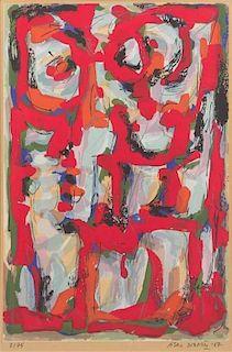 * Piero Dorazio, (Italian, 1927-2005), Untitled, 1957