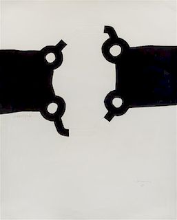 * Eduardo Chillida, (Spanish, 1924-2002), Competition and Harmony, 1988 (from the Official Arts Portfolio of the XXIVth Olympiad