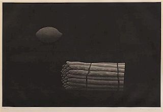 Yozo Hamaguchi, (Japanese, 1909–2000), Asparagus and Lemon, 1957