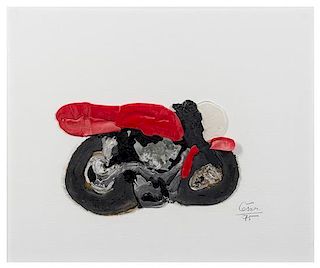 * Cesar, (French, 1921-1998), Compressed Motorcycle. Limited, signed.