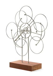 * Joseph Burlini, (American, b. 1937), Kinetic Sculpture