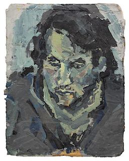 Glenn Goldberg, (American, b. 1953), Portrait of Charley Edelman, 1980