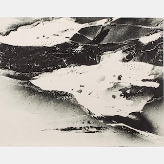 Albert William Christ-Janer (American, 1910-1973) Landforms, Lithograph,