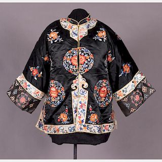 A Chinese Silk Embroidered Jacket, 20th Century.