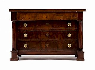 Napoleon III mahogany miniature chest