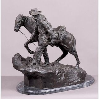 After Marshall Mitchell (b. 1917) Two/Alons (Prospector), Bronze,