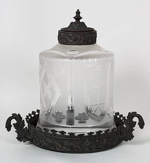 Gothic Revival hanging light fixture