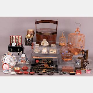 A Miscellaneous Collection of Asian Decorative Items, 20th Century.