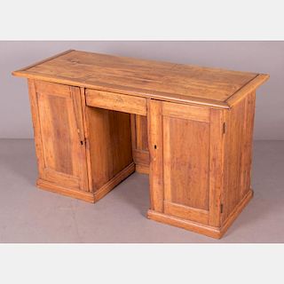 An American Pine Desk, 19th Century.