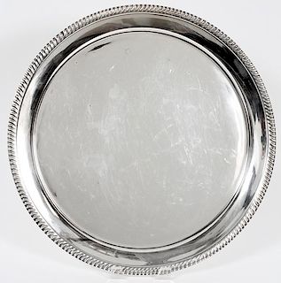 FRANK M. WHITING STERLING ROUND TRAY
