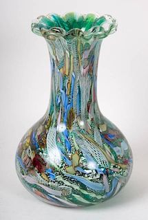 Murano end-of-the-day glass vase
