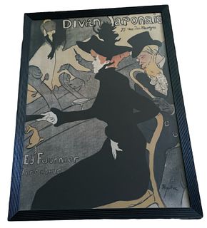 DIVAN JAPONAIS Poster by HENRI de TOULOUS LATREC Print