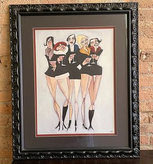 Signed TODD SMITH Titled "Cosmopolitan" 