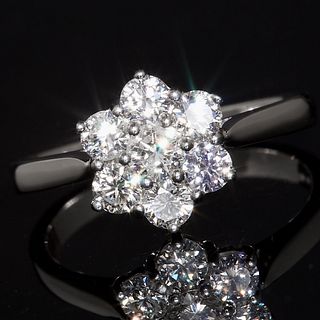DIAMOND CLUSTER RING