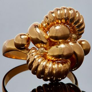 NO RESERVE, GOLD BOMBE RING