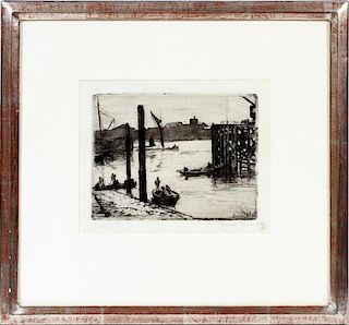 JACQUES BEURDELEY ETCHING  #1/30