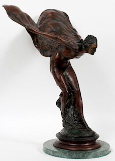 AFTER CHARLES SYKES BRONZE FIGURE