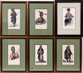 MCKENNY AND HALL BOWEN AMERICAN INDIAN LITHOGRAPHS
