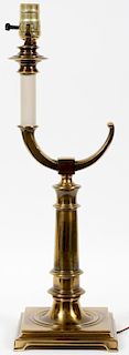BRASS TABLE LAMP LATE 20TH C
