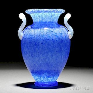 Cluthra Vase Attributed to Steuben