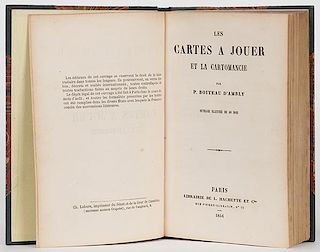 DÍAmbly, P. Boiteau. Les Cartes a Jouer et la Cartomancie. Paris