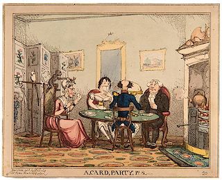 A Card Party (Plate 8). London
