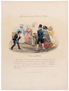 Group of Eleven Gaming Scenes. Various printers, with prints from France, Germany, and England. Dates range from 1770s-1839. Various sizes. Three full