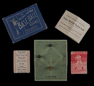 The National-American Baseball Game. New York, London, and Salem