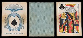 Continental Card Co. Faro Playing Cards.  Philadelphia