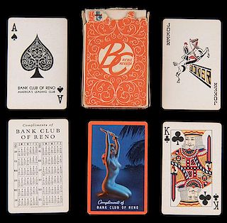 Bank Club of Reno Nevada Playing Cards. St. Paul