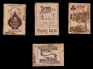 Burnham, Parry, Williams Co. Iron Horse Playing Cards. Philadelphia