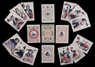 A. Dougherty Army & Navy Civil War Playing Cards. The Monitor and The Merrimac. New York