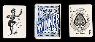 Perfection Playing Card Co. Winner No. 333 Playing Cards. New York