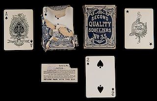 NYCC Second Quality Squeezers No. 35 Steamboat Playing Cards. New York