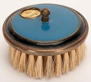 Table Brush Trump Indicator. Circa 1930. Trump indicator incorporated into a brush used to wipe crumbs off the table. Excellent.